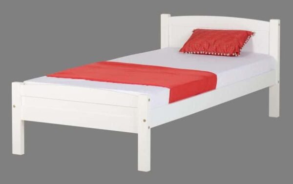 Amber 3' Bed - White