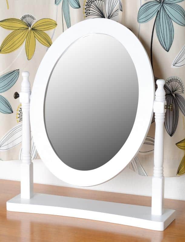 Contessa Dressing Table Mirror - White