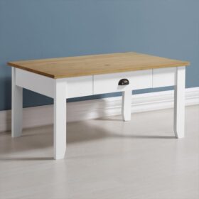 Ludlow Coffee Table - White/Oak Lacquer