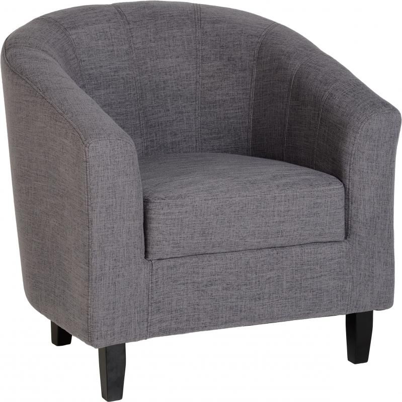 Tempo Tub Chair - Grey Fabric