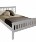 Dallas 4'6 High End Bed-White