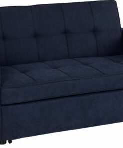Astoria Navy Fabric Sofa Bed