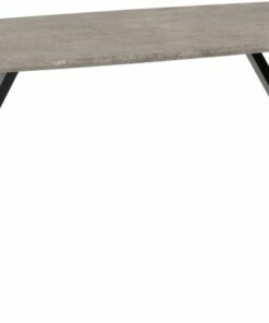 Athens Oval Coffee Table in Concrete Effect