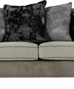 Grace 2 Seater Sofa in Silver/Grey Fabric