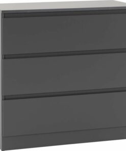 Malvern 3 Drawer Chest - Grey